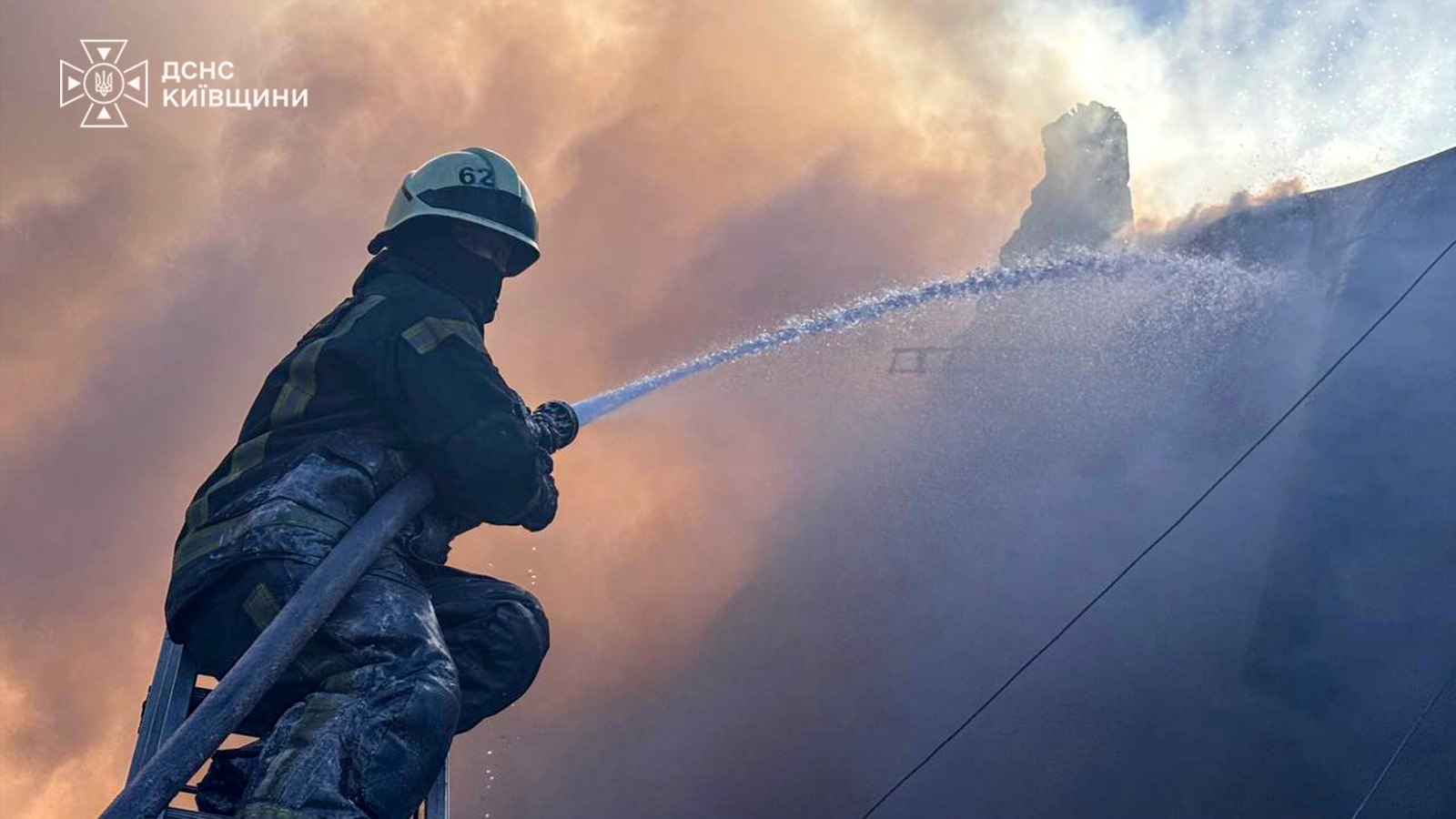 Russia heavily strikes Kyiv, killing one and hitting gas stations, businesses, and store